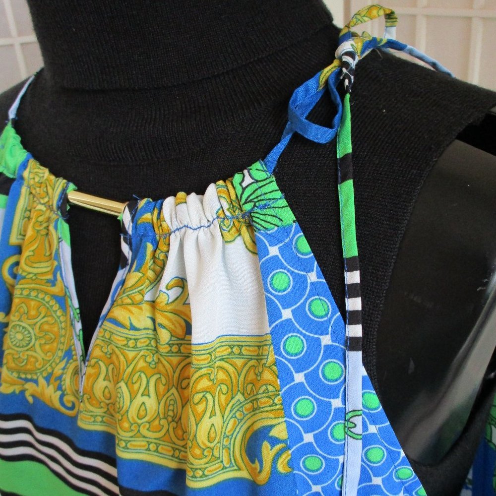 Multi Pattern Halter Style Top - Picture 2 of 7